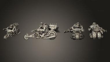 Military figurines Chopperz Hotboyz 1 US 3d model