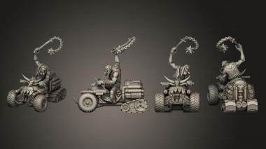 Military figurines Chopperz Hotboyz 2 US 3d model