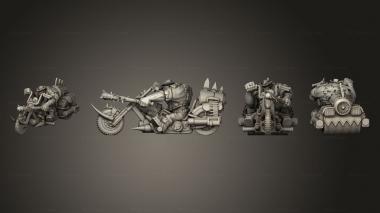 Military figurines Chopperz Hotboyz 3 US 3d model