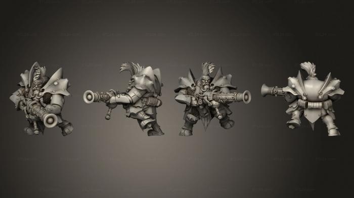 Military figurines (Chromium Crusher 03, STKW_4323) 3D models for cnc