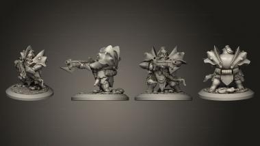 Military figurines Chromium Crusher 10 3d model