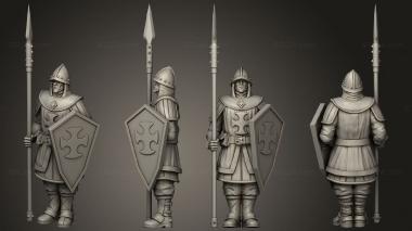 Military figurines City Guard 3d model