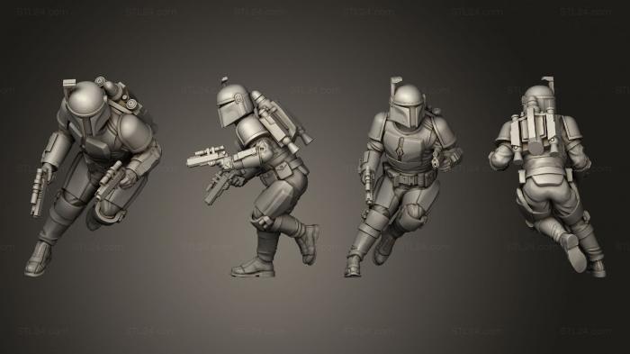 Military figurines (Clan Korrin warden 1, STKW_4335) 3D models for cnc
