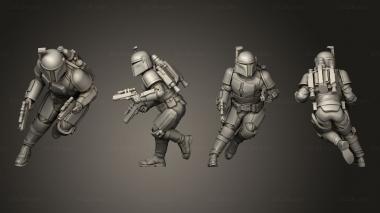 Military figurines Clan Korrin warden 1 3d model