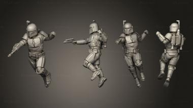 Military figurines clan korrin warden 3 3d model