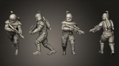 Military figurines clan Korrin warden 6 3d model