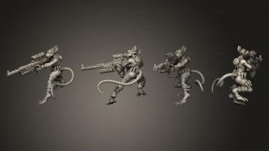 Military figurines Clan Wyzerd Skitterkin Shadowkin 2 3d model