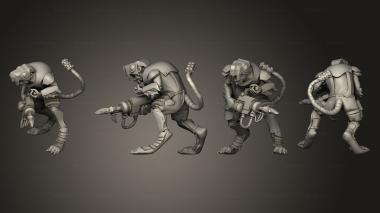 Military figurines Clawpack Heavy 3 3d model