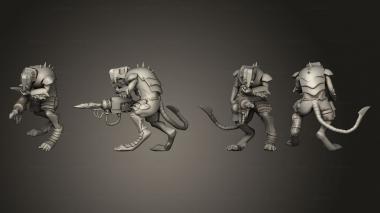 Military figurines Clawpack Heavy 4 3d model