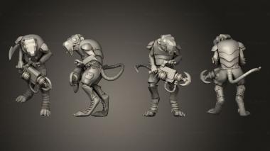 Military figurines Clawpack Heavy 6 3d model