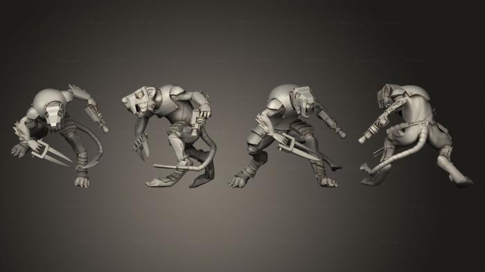 Military figurines (Clawpack Melee 4, STKW_4356) 3D models for cnc