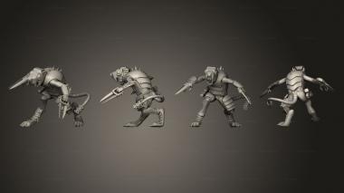 Military figurines Clawpack Melee V 10 3d model