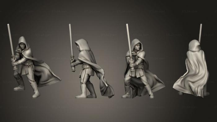 Military figurines (Cloaked Grand Master 01, STKW_4367) 3D models for cnc