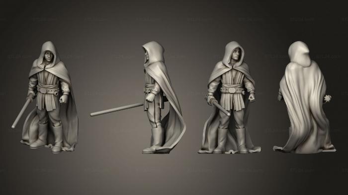 Military figurines (Cloaked Grand Master 03, STKW_4369) 3D models for cnc