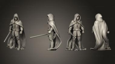 Military figurines Cloaked Grand Master 03 3d model