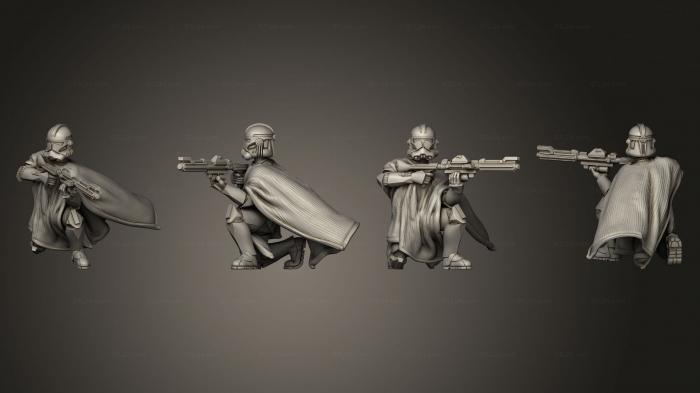 Military figurines (Clone Head 1 002, STKW_4379) 3D models for cnc