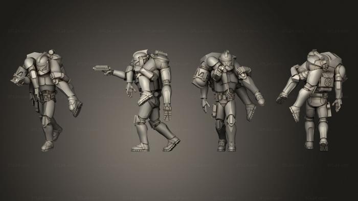 Military figurines (Clone Medic Heroic P 1, STKW_4383) 3D models for cnc
