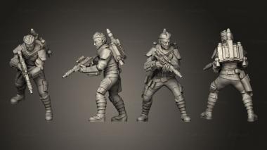 Military figurines cobb rifle 3d model