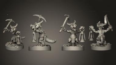 Military figurines Coin Base 01 3d model