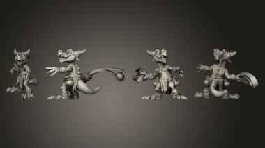 Military figurines Coin Base 04 3d model