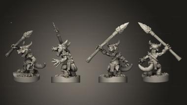 Military figurines Coin Base 11 3d model
