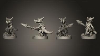 Military figurines Coin Base 13 3d model