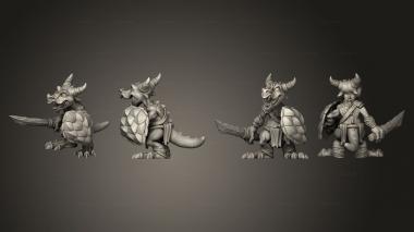 Military figurines Coin Base 16 3d model