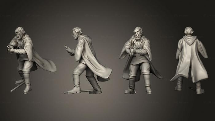 Military figurines (Combat astral master, STKW_4418) 3D models for cnc