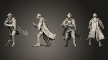 Military figurines Combat astral master 3d model