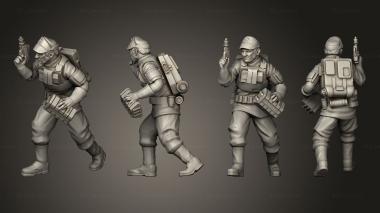 Military figurines Combat Authority Medic 3d model