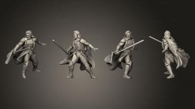 Military figurines Combat General Benjamin 3d model