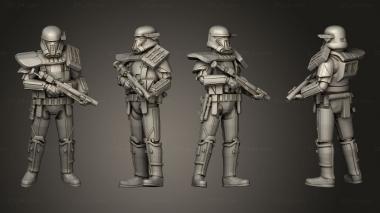 Military figurines Combat Heavy Trooper 2 3d model