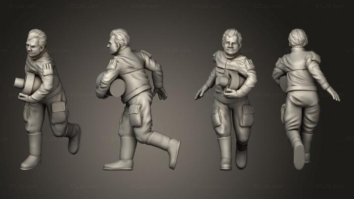 Military figurines (Combat Iced Dairy Civilian, STKW_4444) 3D models for cnc