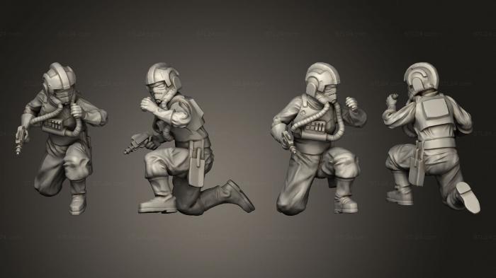 Military figurines (Combat Imperial Objective, STKW_4445) 3D models for cnc