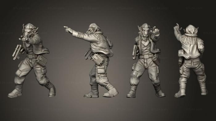Military figurines (Combat Insurgent Field Commander, STKW_4446) 3D models for cnc