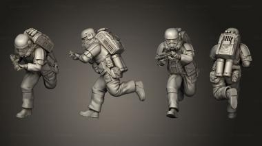 Military figurines combat medic 3 3d model