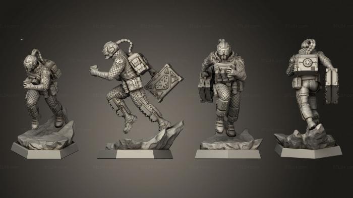 Military figurines (Combat Medic, STKW_4461) 3D models for cnc