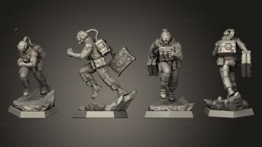Military figurines Combat Medic 3d model