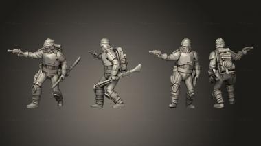 Military figurines Combat Nerfed Bounty Hunter 3d model