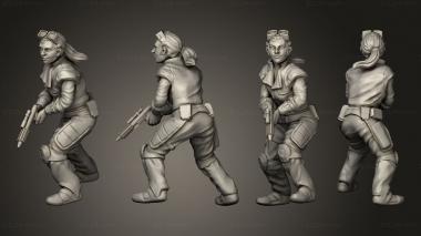 Military figurines Combat operative sam 3d model