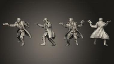 Military figurines Combat Outlaw Mentor 3d model