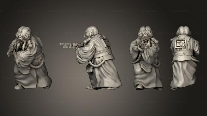 Military figurines (Combat Pathfinder Hunter, STKW_4471) 3D models for cnc