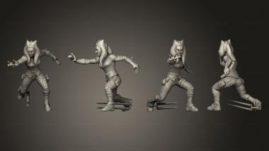Military figurines Combat Righteous Apprentice 3d model