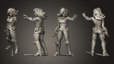 Military figurines Combat Sara Kade 3d model