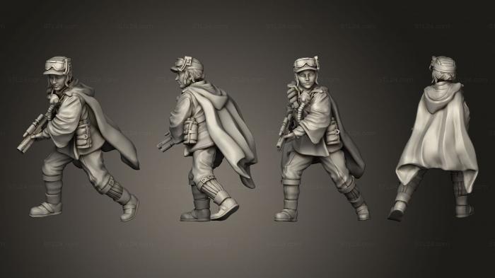 Military figurines (Combat Sergeant Hope with Ranger Gear, STKW_4483) 3D models for cnc