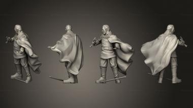 Military figurines Combat Sinister Baron 3d model