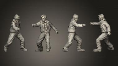 Military figurines Combat Space Balls 2 3d model