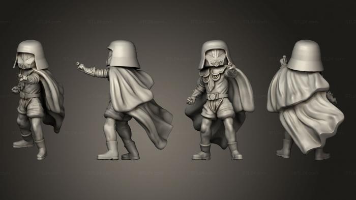 Military figurines (Combat Space Balls 4, STKW_4499) 3D models for cnc