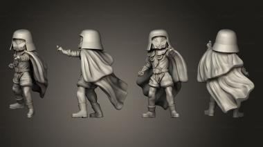 Military figurines Combat Space Balls 4 3d model