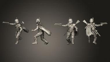 Military figurines Combat The Hunter 3d model